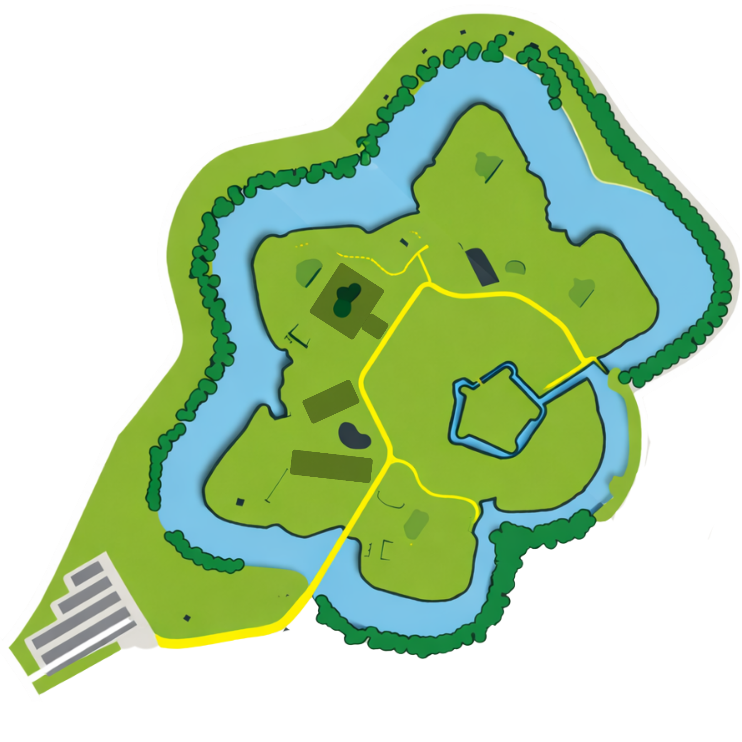 Plattegrond Fort bij Vechten